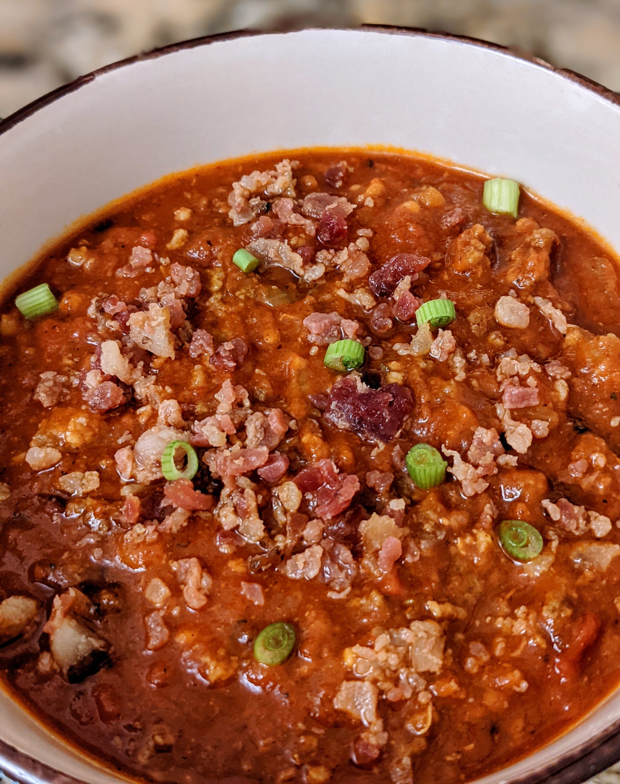 Slow-Cooker 3 Meat Chili - No beans - Café Flavorful