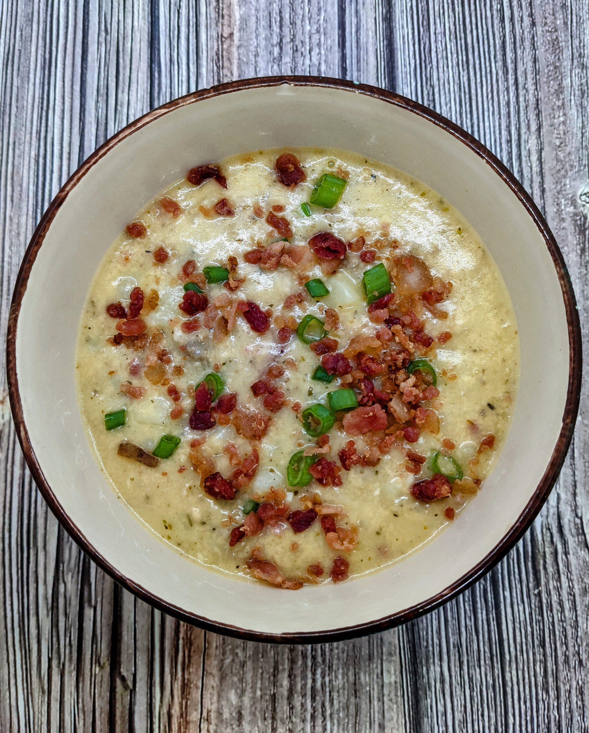 SlowCooker Bacon Cheeseburger Soup Café Flavorful