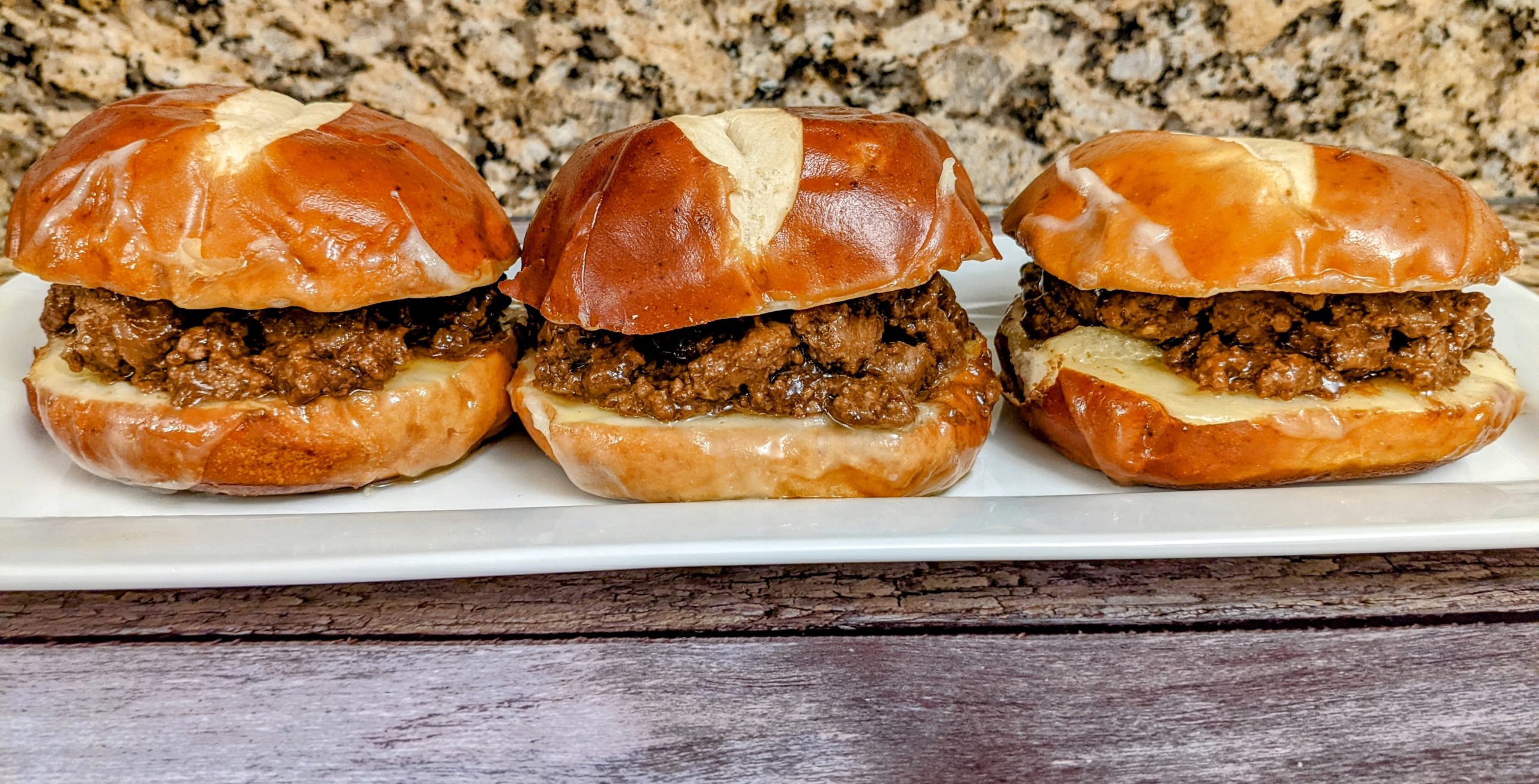 Easy Bavarian Pretzel Swiss Burger Café Flavorful