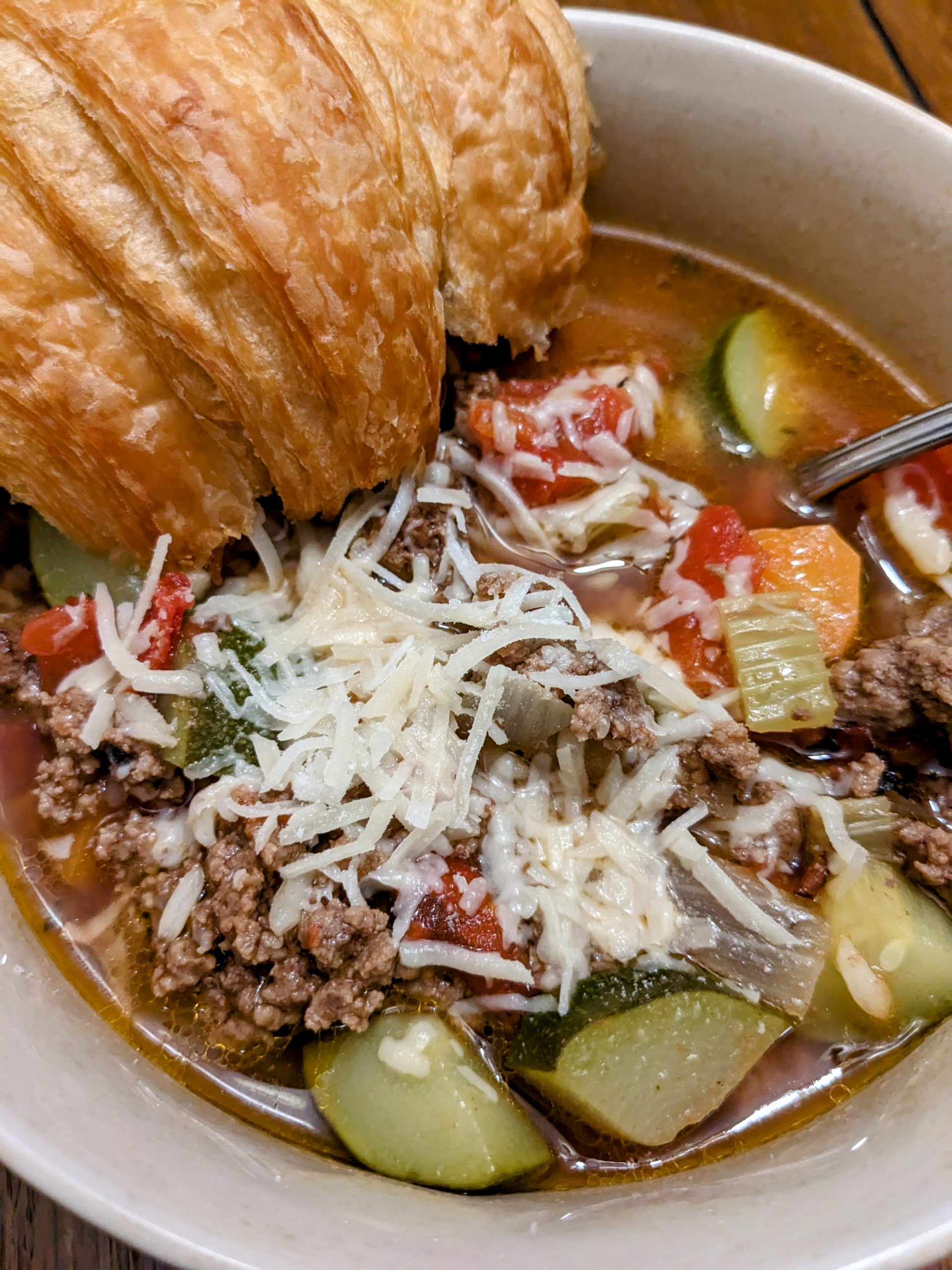 Beef, Vegetable, & Rice Soup Café Flavorful